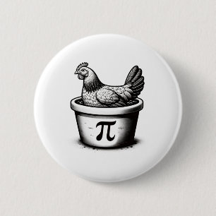 Badge Rond 5 Cm Jour de la tarte au poulet drôle de jeu de mots ma