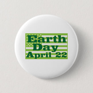Badge Rond 5 Cm Jour de la terre 22 avril