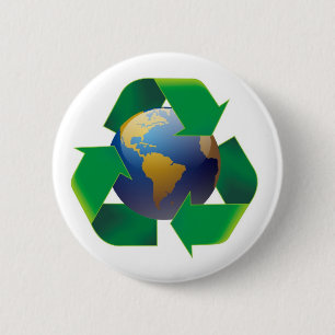Badge Rond 5 Cm Jour de la terre ! - Bouton