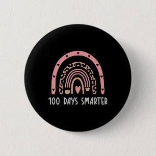 Badge Rond 5 Cm Jour De L'École Costume Enseignant 100 Jours Smart