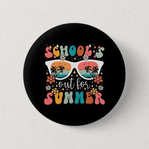 Badge Rond 5 Cm Jour De L'École Super Sortie Pour Les Enseignants