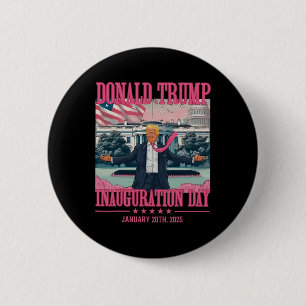 Badge Rond 5 Cm Jour de l'investiture du président Donald Trump 20