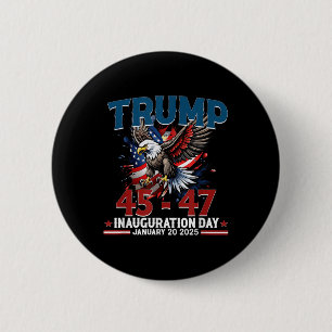 Badge Rond 5 Cm Jour de l'investiture du président Donald Trump 20