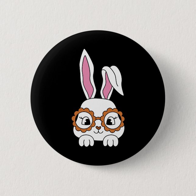 Badge Rond 5 Cm Jour de Pâques (Devant)