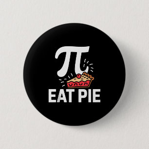 Badge Rond 5 Cm Jour de Pi 14 mars Math Nerd Tarte Nourriture Cade