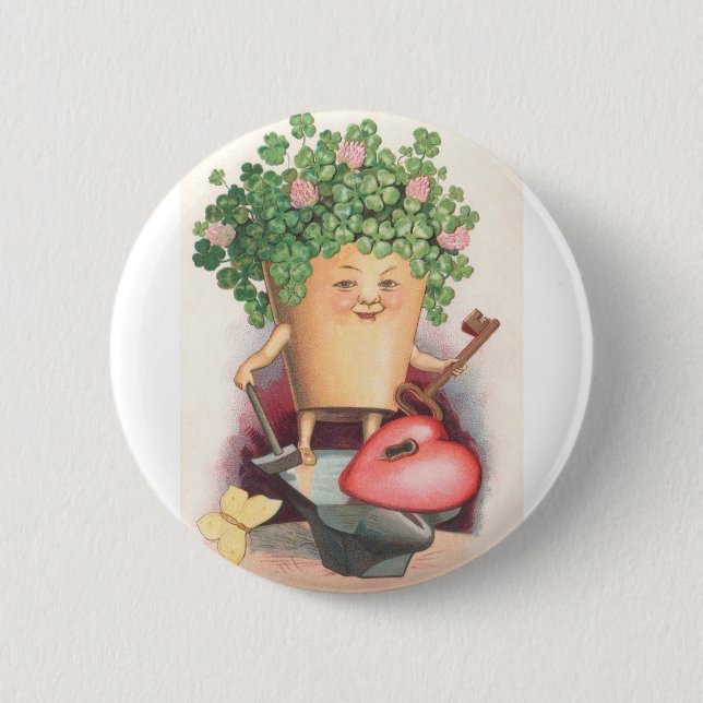 Badge Rond 5 Cm Jour de Saint Patrick (Devant)