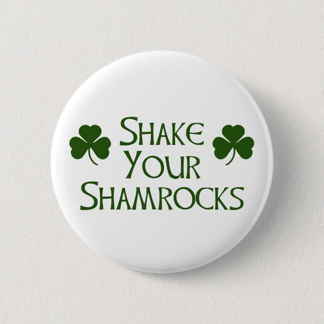 Badge Rond 5 Cm Jour de St Patricks (Devant)