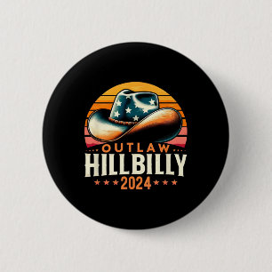 Badge Rond 5 Cm Jour d'élection du casquette américain Vintage hor
