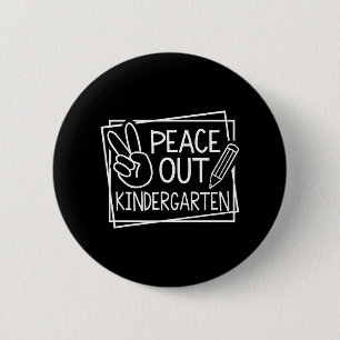 Badge Rond 5 Cm Jour Dernier De L'École Jour De L'Été Pause 1
