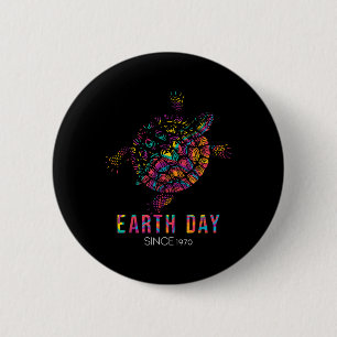 Badge Rond 5 Cm Jour des terres de protection De l'environnement c