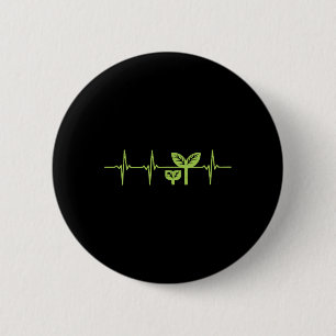 Badge Rond 5 Cm Jour des terres Shirt Pro Environnement Plante Hea