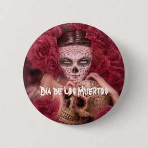 Badge Rond 5 Cm Jour du bouton mort