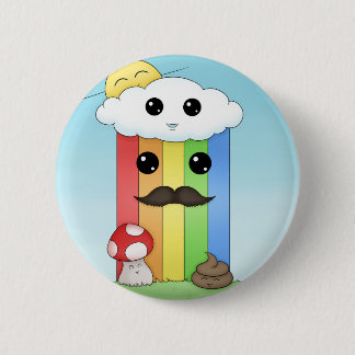 Badge Rond 5 Cm Jour ensoleillé de Kawaii