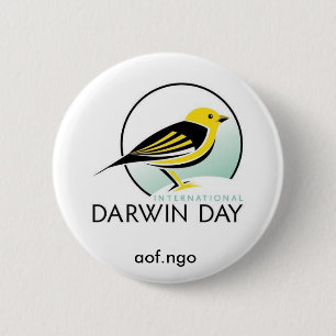 Badge Rond 5 Cm Jour international de Darwin