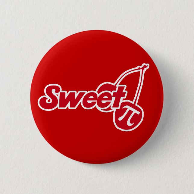 Badge Rond 5 Cm Jour Pi (Devant)