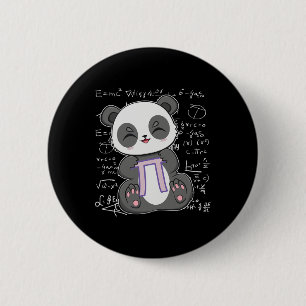 Badge Rond 5 Cm Jour Pi 3.14159 Algebra Mathématique Anime Panda O