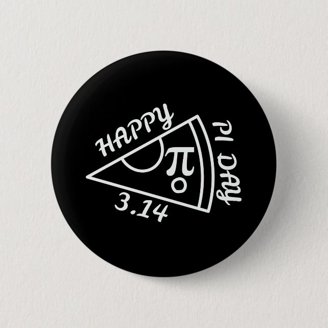Badge Rond 5 Cm Jour Pi Joyeux Jour Pi (Devant)