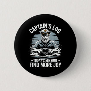 Badge Rond 5 Cm Journal de bord Mission d'aujourd'hui Trouver plus
