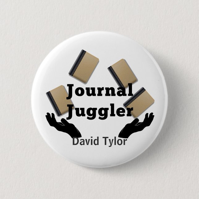 Badge Rond 5 Cm Journal Juggler (Devant)