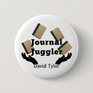 Badge Rond 5 Cm Journal Juggler