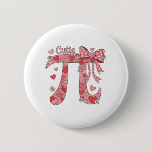 Badge Rond 5 Cm Journée Cutie Pi Coquette Femmes Enfants Filles Ma