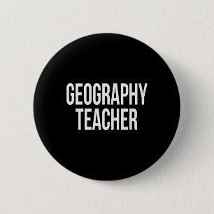 Badge Rond 5 Cm Journée d'appréciation des professeurs de géograph