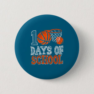 Badge Rond 5 Cm Journée de basket-ball 100 balles 100e joueur de l