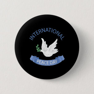 Badge Rond 5 Cm Journée de la paix sur Terre Journée international