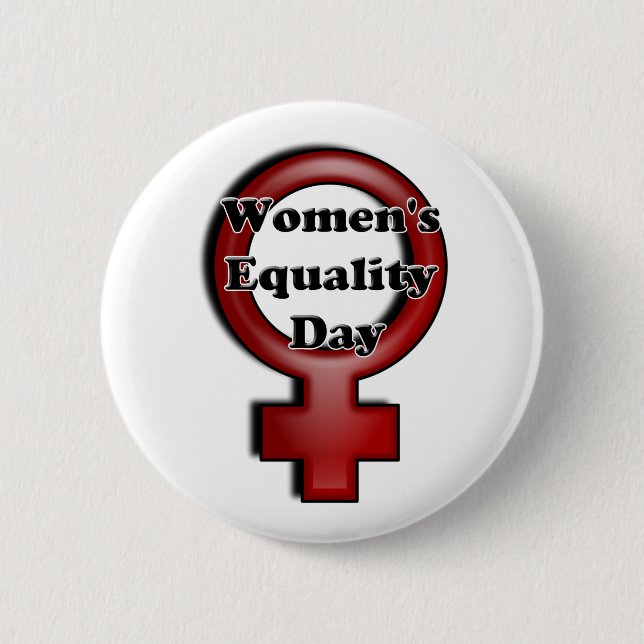 Badge Rond 5 Cm Journée de l'égalité des femmes (Devant)