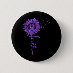 Badge Rond 5 Cm Journée de sensibilisation à la maladie de Heimer