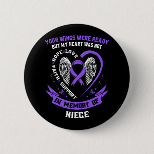 Badge Rond 5 Cm Journée de sensibilisation à l'overdose de la pert
