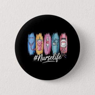 Badge Rond 5 Cm Journée des infirmières Semaine des infirmières Re