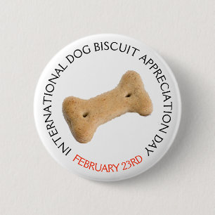 Badge Rond 5 Cm Journée internationale d'appréciation des chiens 2