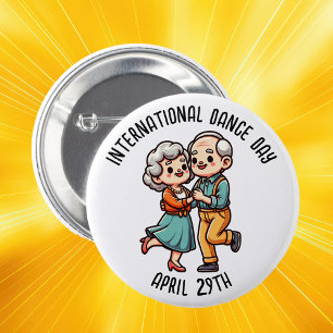 Badge Rond 5 Cm Journée internationale de la danse   29 avril