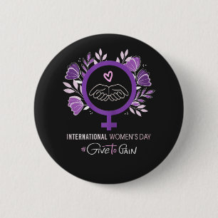Badge Rond 5 Cm Journée internationale des femmes 2026 8 mars