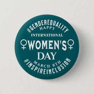 Badge Rond 5 Cm Journée internationale des femmes Égalité du 8 m