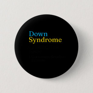 Badge Rond 5 Cm Journée Mondiale Contre Le Syndrome Pour Lutter Co