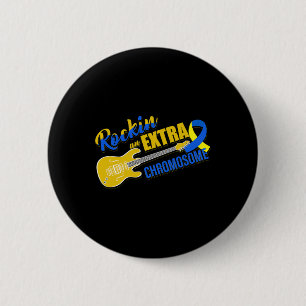 Badge Rond 5 Cm Journée mondiale de la trisomie 21 pour lutter con