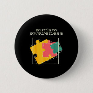Badge Rond 5 Cm Journée mondiale de sensibilisation à l'autisme 2