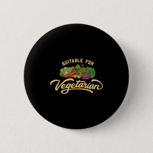 Badge Rond 5 Cm Journée Mondiale des Végétaux Plante Basé Je Mange