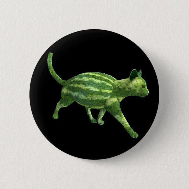 Badge Rond 5 Cm Journée nationale du melon chat (Devant)