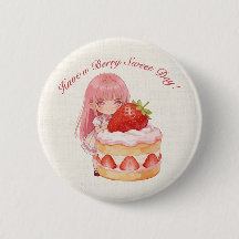 Journée Sucrée aux Fruits Rouges Watercolor 1er An