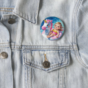 Badge Rond 5 Cm Journées de piscine