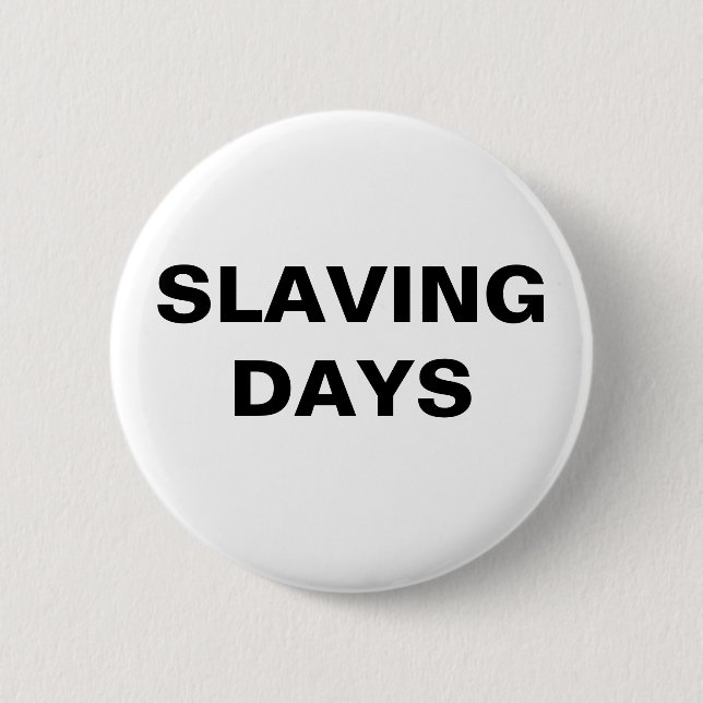 Badge Rond 5 Cm Jours d'abattage des boutons (Devant)