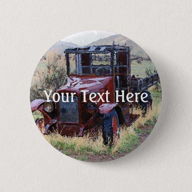 Badge Rond 5 Cm Jours de fin passés (Devant)