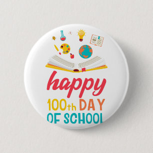 Badge Rond 5 Cm Jours D'École Pour Les Étudiants Enseignants Enfan