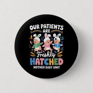 Badge Rond 5 Cm Joyeuse fête de Pâques pour par