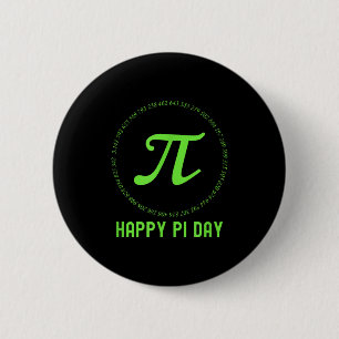 Badge Rond 5 Cm Joyeuse Fête Pi Mathématiques et mathématiques Tig