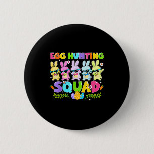 Badge Rond 5 Cm Joyeuse journée de Pâques lapin chasse aux œufs es
