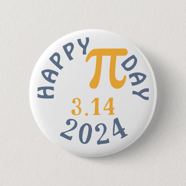 Badge Rond 5 Cm Joyeuse journée de Pi 3.14 2023 (Devant)